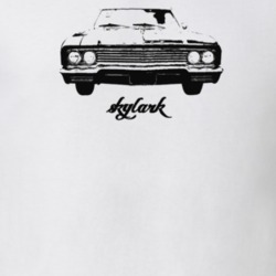 1965 Skylark Grill View With Model Light Color T Shirt