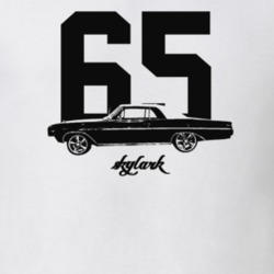 1965 Skylark Side View With Year And Model Light Color T Shirt