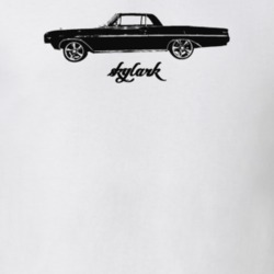 1965 Skylark Side View With Model Light Color T Shirt