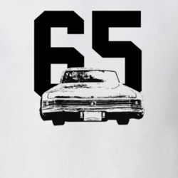 1965 Skylark Rear View With Year Light Color T Shirt