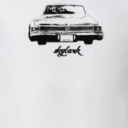 1965 Skylark Rear View With Model Light Color T Shirt