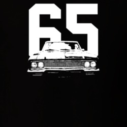 1965 Skylark Grill View With Year Dark Color T Shirt