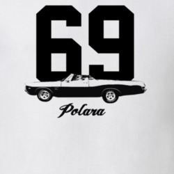 1969 Polara Side View With Year And Model Light Color T Shirt