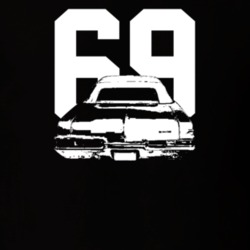 1969 Polara Rear View With Year Light Color T Shirt