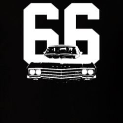 1966 Skylark Grill View With Year Dark Color T Shirt