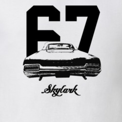 1967 Skylark Rear View With Year And Model Light Color T Shirt