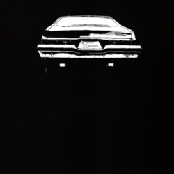 1973 Nova Rear View Dark Color T-Shirt