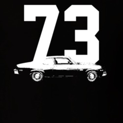 1973 Nova Side View With Year Dark Color T-Shirt