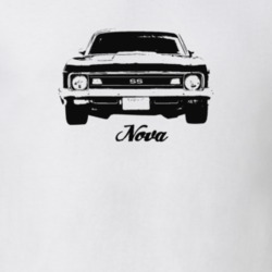 1973 Nova Grill View With Model Light Color T-Shirt