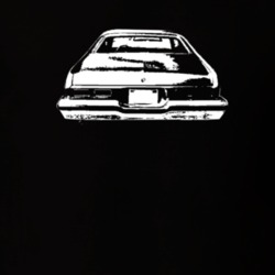 1974 Nova Rear View Dark Color T-Shirt