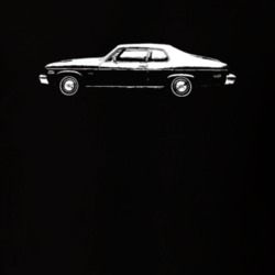1974 Nova Side View Dark Color T-Shirt