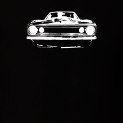1967 Camaro Grill View Dark Color T-Shirt