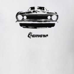1967 Camaro Grill View With Model Light Color T-Shirt