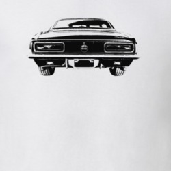 1967 Camaro Rear View Light Color T-Shirt