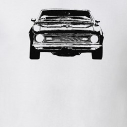 1968 Camaro Grill View Light Color T-Shirt