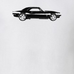 1968 Camaro Side View Light Color T-Shirt