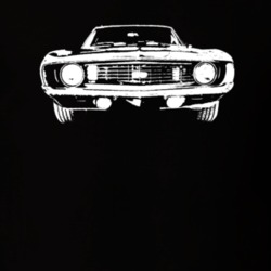 1969 Camaro Grill View Dark Color T-Shirt