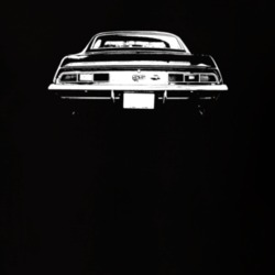 1969 Camaro Rear View Dark Color T-Shirt
