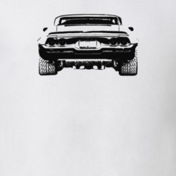 1970 Camaro Rear View Light Color T-Shirt