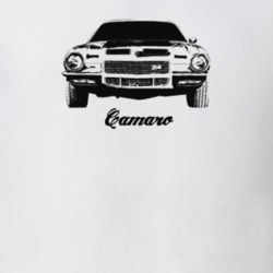 1970 Camaro Grill View With Model Light Color T-Shirt