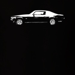 1970 Camaro Side View Dark Color T-Shirt