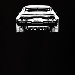 1970 Camaro Rear View Dark Color T-Shirt