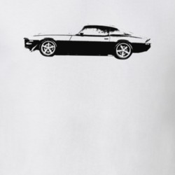 1971 Camaro Side View Light Color T-Shirt