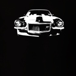 1971 Camaro Grill View Dark Color T-Shirt