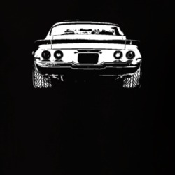 1971 Camaro Rear View Dark Color T-Shirt