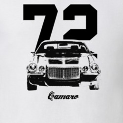 1972 Camaro Grill View With Year and Model Light Color T-Shirt