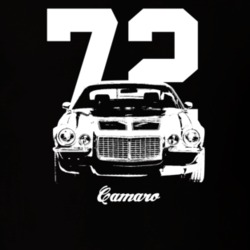 1972 Camaro Grill View With Year And Model Dark Color T-Shirts T Shirt