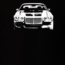 1972 Camaro Grill View Dark Color T-Shirts T Shirt