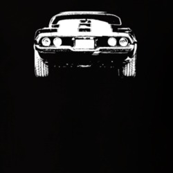 1972 Camaro Rear View Dark Color T-Shirt
