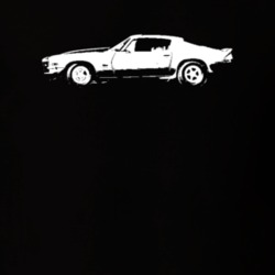 1972 Camaro Side View Dark Color T-Shirt
