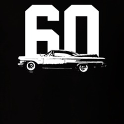 1960 Polara Side View With Year Dark Color T Shirt
