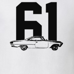 1961 Polara Side View With Year Light Color T Shirt