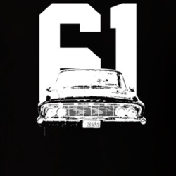 1961 Polara Grill View With Year Dark Color T Shirt