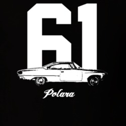 1961 Polara Side View With Year And Model Dark Color T Shirt
