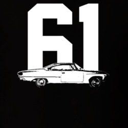 1961 Polara Side View With Year Dark Color T Shirt