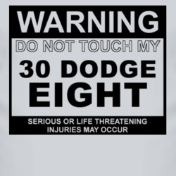 Warning Do Not Touch My 1930 Dodge Eight Funny Car T Shirt