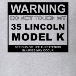 Warning Do Not Touch My 1935 Lincoln Model K Funny Car T Shirt