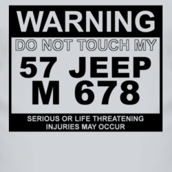 Warning Do Not Touch My 1957 M 678 Funny Car T Shirt