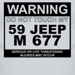 Warning Do Not Touch My 1959 M 677 Funny Car T Shirt