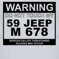 Warning Do Not Touch My 1959 M 678 Funny Car T Shirt