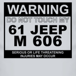 Warning Do Not Touch My 1961 M 606 Funny Car T Shirt