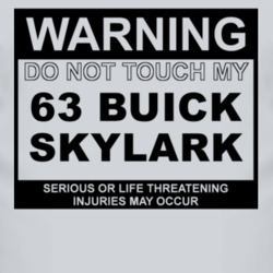 Warning Do Not Touch My 1963 BUICK SKYLARK Funny Car T Shirt