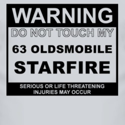 Warning Do Not Touch My 1963 Oldsmobile Starfire Funny Car T Shirt