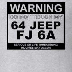 Warning Do Not Touch My 1964 FJ 6A Funny Car T Shirt