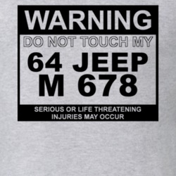 Warning Do Not Touch My 1964 M 678 Funny Car T Shirt