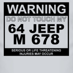 Warning Do Not Touch My 1964 M 678 Funny Car T Shirt